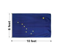 6'x10' Alaska Nylon Outdoor Flag