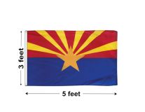 3'x5' Arizona Nylon Outdoor Flag