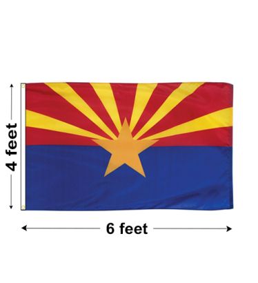 4'x6' Arizona Nylon Outdoor Flag