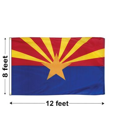 8'x12' Arizona Nylon Outdoor Flag