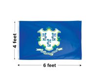 4'x6' Connecticut Nylon Outdoor Flag