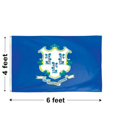 4'x6' Connecticut Nylon Outdoor Flag