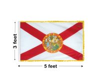 3'x5' Florida Indoor Nylon Flag 