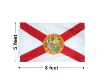 5'x8' Florida Nylon Outdoor Flag