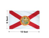 6'x10' Florida Nylon Outdoor Flag