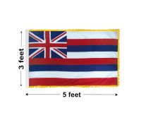 3'x5' Hawaii Indoor Nylon Flag 