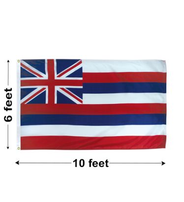 6'x10' Hawaii Nylon Outdoor Flag