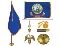 Idaho 8' Heavy Oak Indoor Flag Kit