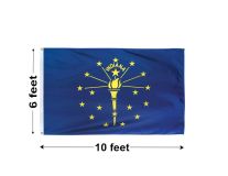 6'x10' Indiana Nylon Outdoor Flag