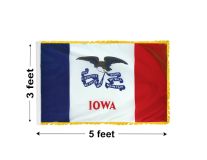 3'x5' Iowa Indoor Nylon Flag 