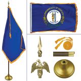 Kentucky 8' Heavy Oak Indoor Flag Kit