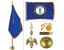 Kentucky 8' Heavy Oak Indoor Flag Kit