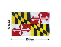 6'x10' Maryland Nylon Outdoor Flag