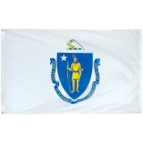 4'x6' Massachusetts Polyester Outdoor Flag