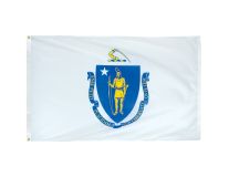 4'x6' Massachusetts Polyester Outdoor Flag