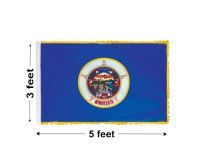 3'x5' Minnesota Indoor Nylon Flag 