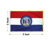 3'x5' Missouri Indoor Nylon Flag 