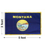 3'x5' Montana Indoor Nylon Flag 