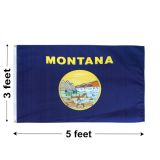 3'x5' Montana Nylon Outdoor Flag