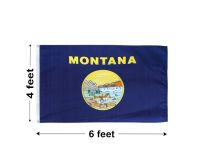 4'x6' Montana Nylon Outdoor Flag