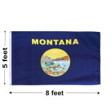 5'x8' Montana Polyester Outdoor Flag