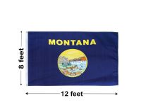 8'x12' Montana Nylon Outdoor Flag