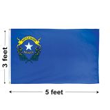 3'x5' Nevada Polyester Outdoor Flag