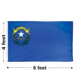 4'x6' Nevada Polyester Outdoor Flag