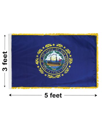 3'x5' New Hampshire Indoor Nylon Flag 