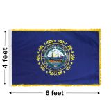 4'x6' New Hampshire Indoor Nylon Flag 