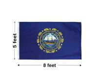 5'x8' New Hampshire Nylon Outdoor Flag