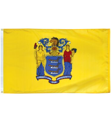 4'x6' New Jersey Polyester Outdoor Flag