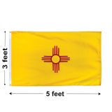 3'x5' New Mexico Nylon Outdoor Flag