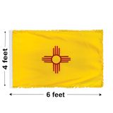 4'x6' New Mexico Indoor Nylon Flag 