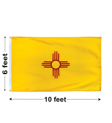 6'x10' New Mexico Nylon Outdoor Flag