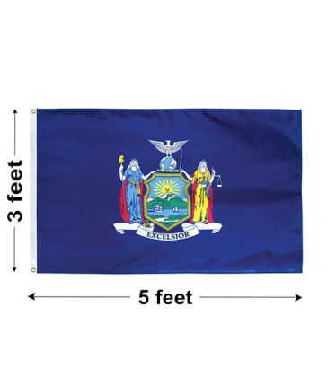 3'x5' New York Polyester Outdoor Flag