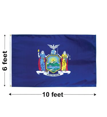 6'x10' New York Nylon Outdoor Flag