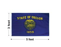 3'x5' Oregon Nylon Outdoor Flag