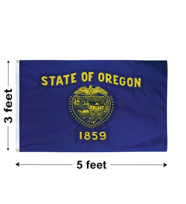 3'x5' Oregon Nylon Outdoor Flag