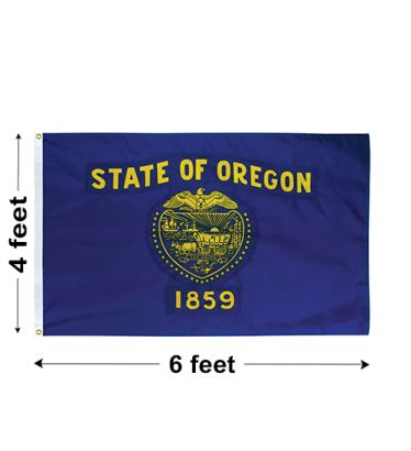 4'x6' Oregon Nylon Outdoor Flag