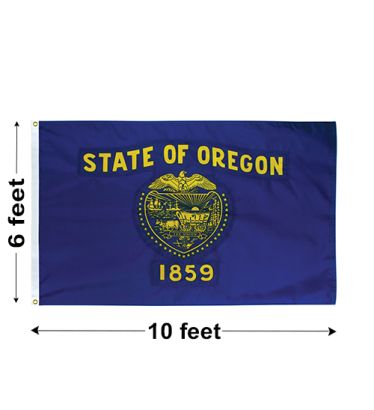 6'x10' Oregon Nylon Outdoor Flag