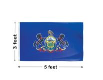 3'x5' Pennsylvania Nylon Outdoor Flag