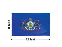 8'x12' Pennsylvania Nylon Outdoor Flag