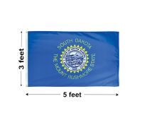 3'x5' South Dakota Nylon Outdoor Flag