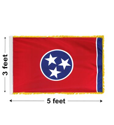 3'x5' Tennessee Indoor Nylon Flag 