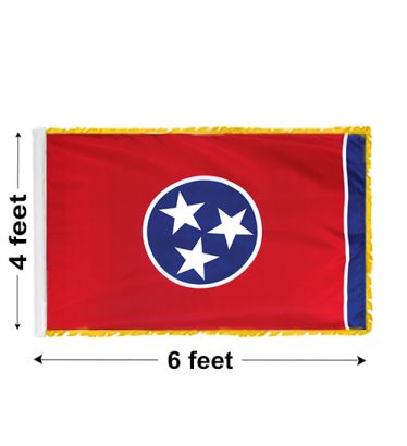 4'x6' Tennessee Indoor Nylon Flag 