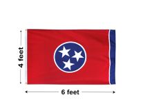 4'x6' Tennessee Nylon Outdoor Flag