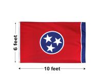 6'x10' Tennessee Nylon Outdoor Flag