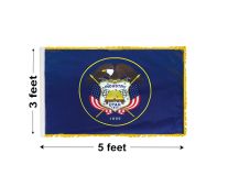 3'x5' Utah Indoor Nylon Flag 