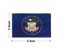 3'x5' Utah Nylon Outdoor Flag